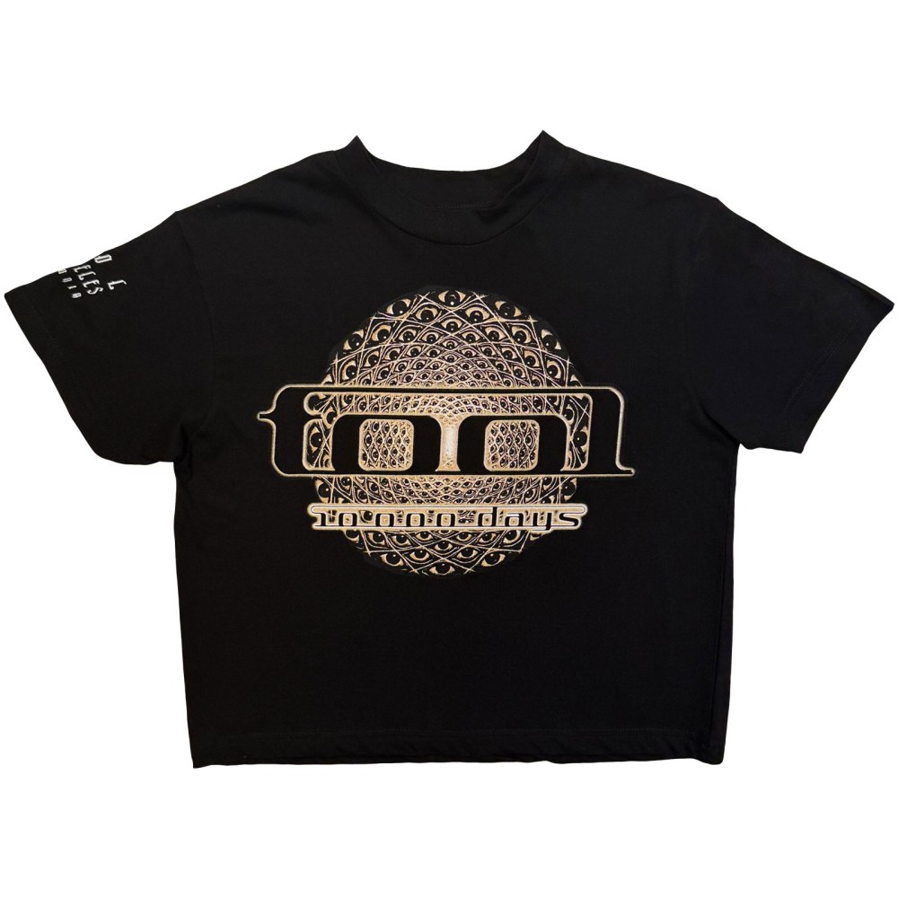 Tool - Eye Geo Glow Crop top - Black